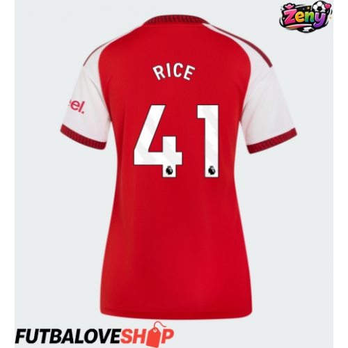 Dres Arsenal Declan Rice #41 Domáci pre Ženy 2026-27 Krátky Rukáv
